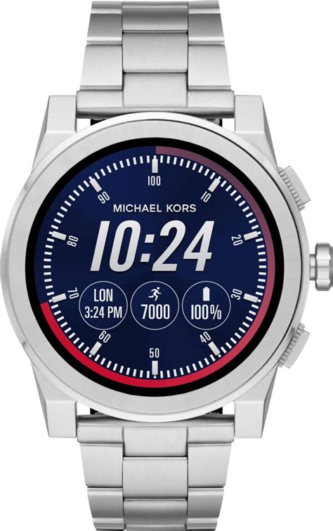 michael kors grayson silver smartwatch|mike kors access grayson review.